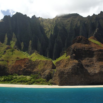A picture of the Na Pali Coast
